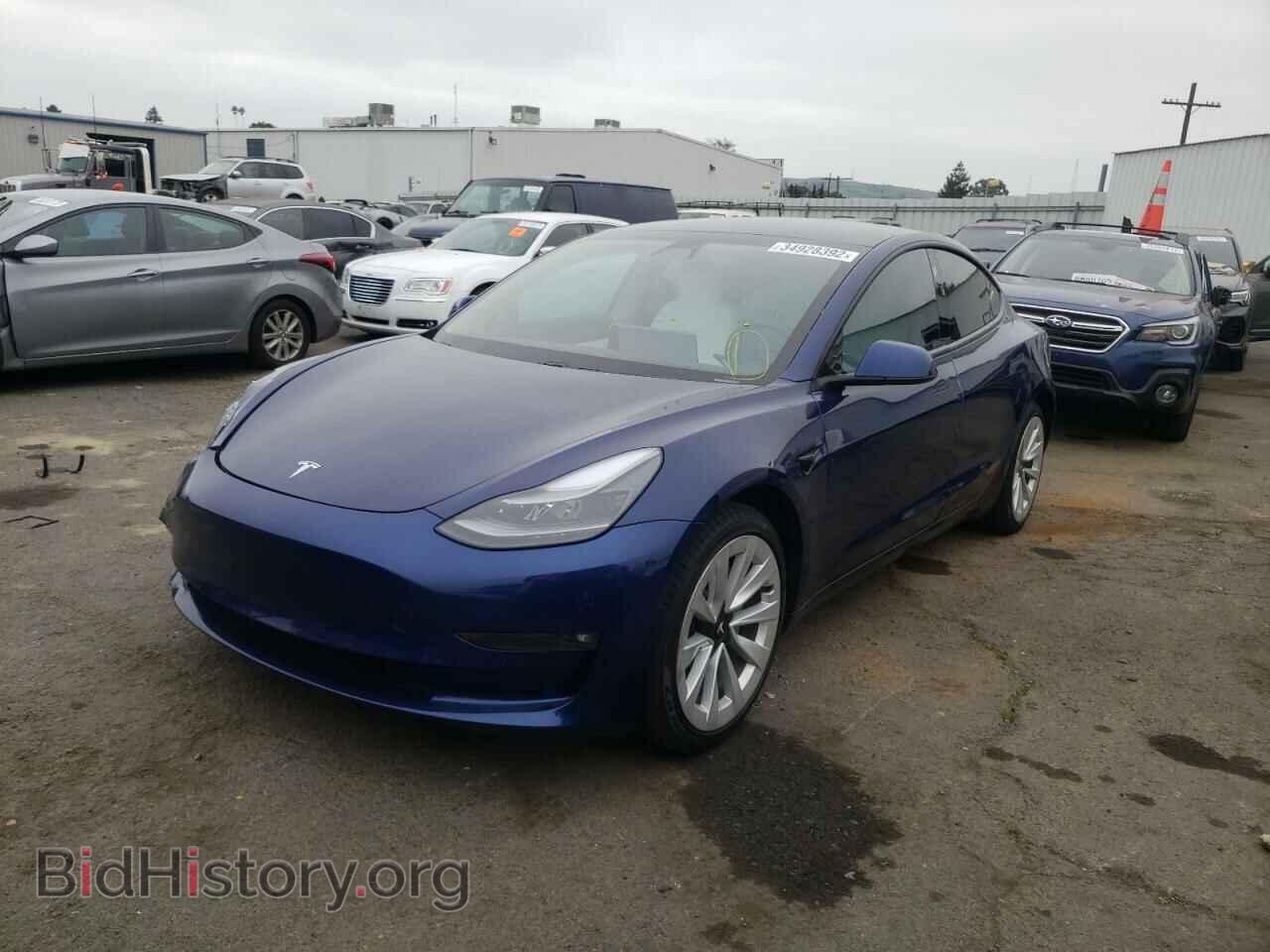 2021 TESLA MODEL 3 - VIN: 5YJ3E1EB4MF865222 - Фото 2