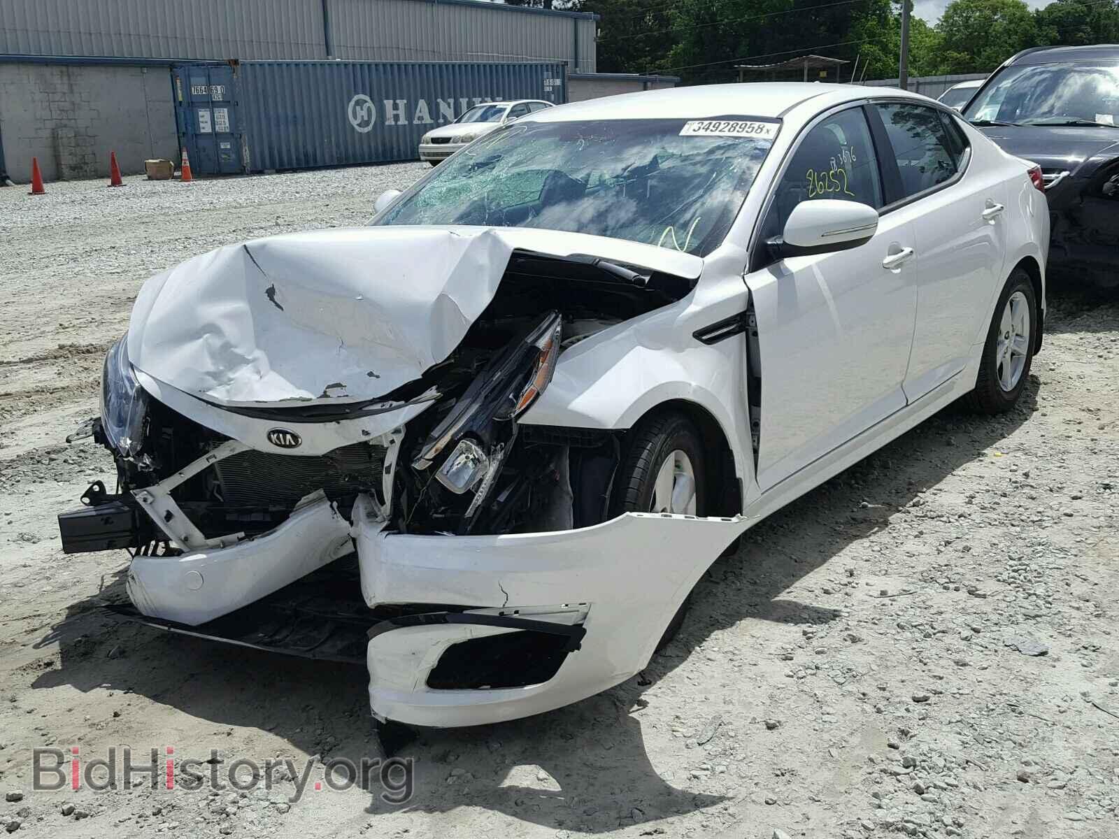 2015 KIA OPTIMA - VIN: KNAGM4A79F5640268 - Фото 2