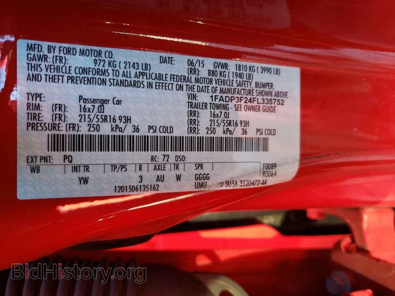 2015 FORD FOCUS - VIN: 1FADP3F24FL335752 - Photo 10
