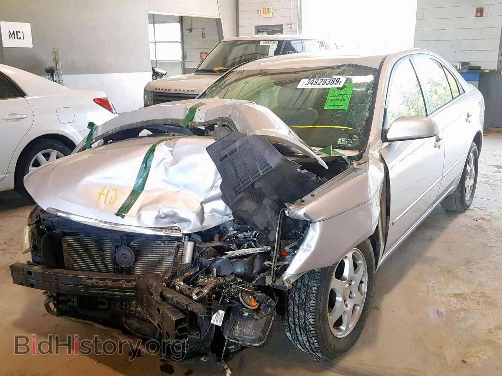 2007 HYUNDAI SONATA - VIN: 5NPEU46F77H166767 - Фото 2