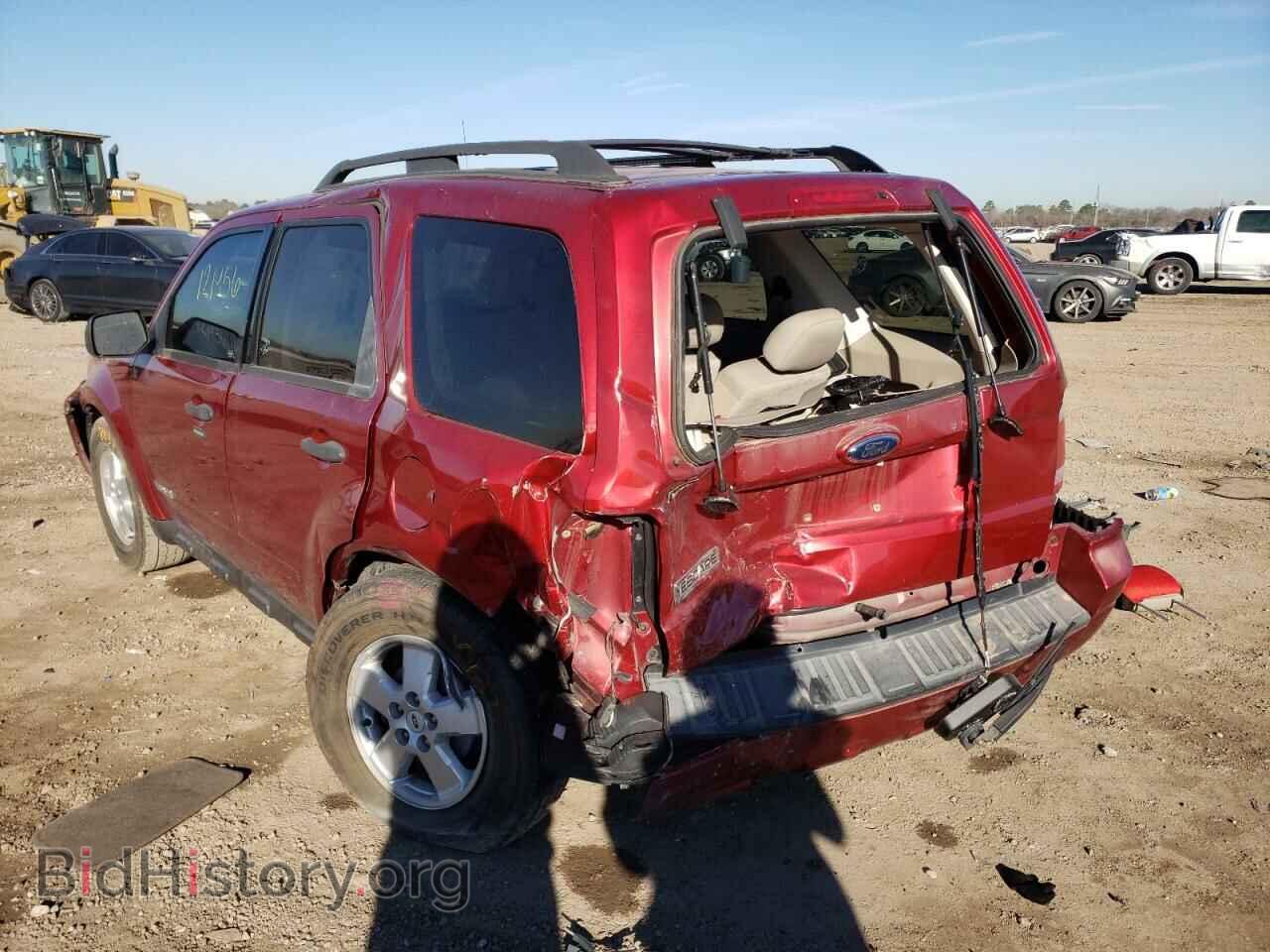 2008 FORD ESCAPE - VIN: 1FMCU03Z58KC40006 - Фото 3
