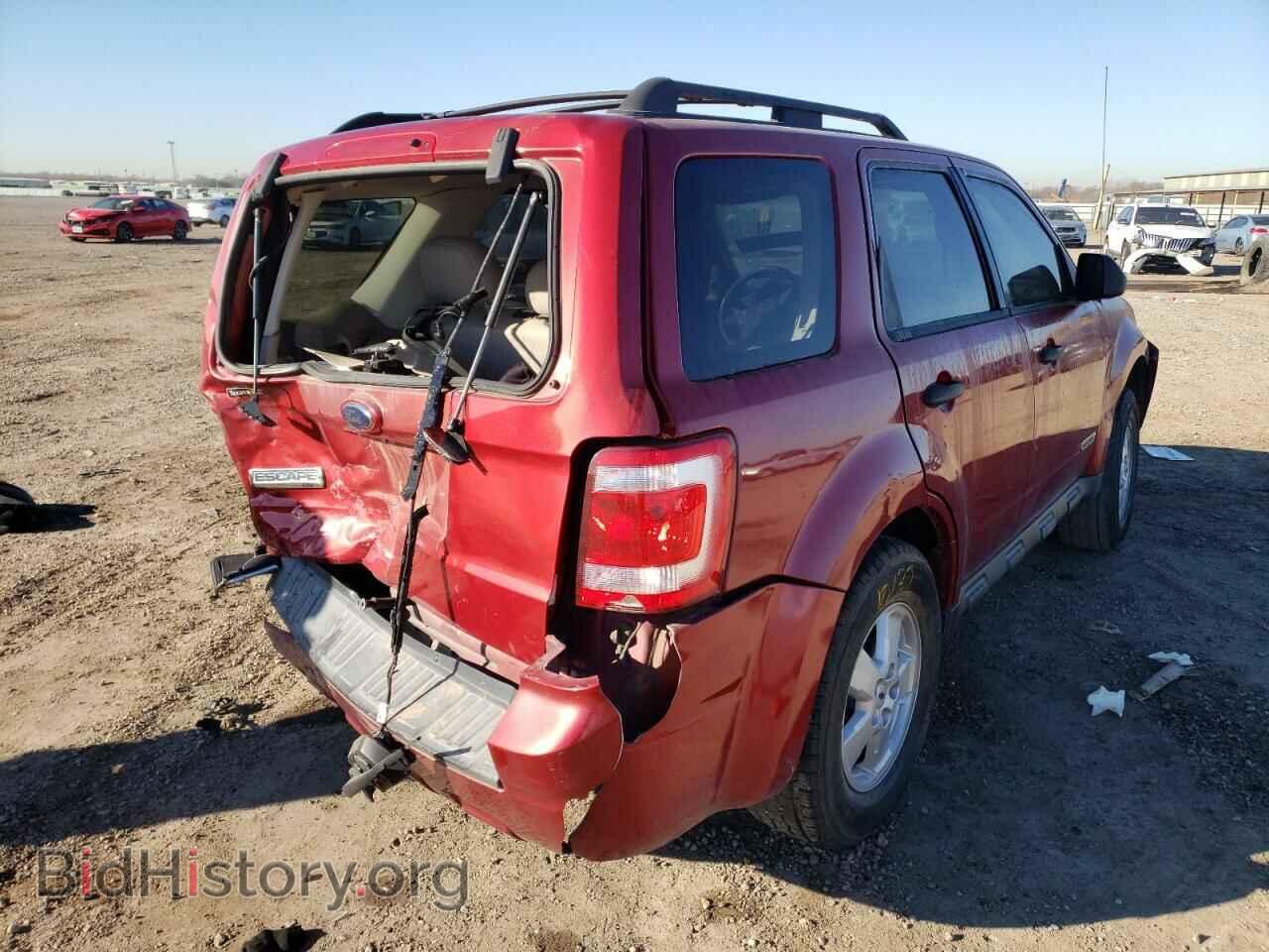 2008 FORD ESCAPE - VIN: 1FMCU03Z58KC40006 - Фото 4