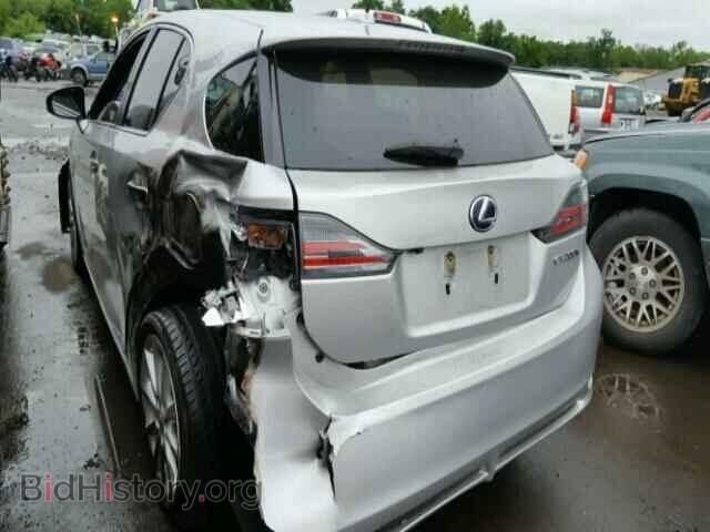 2012 LEXUS CT 200 - VIN: JTHKD5BH0C2106596 - Фото 3