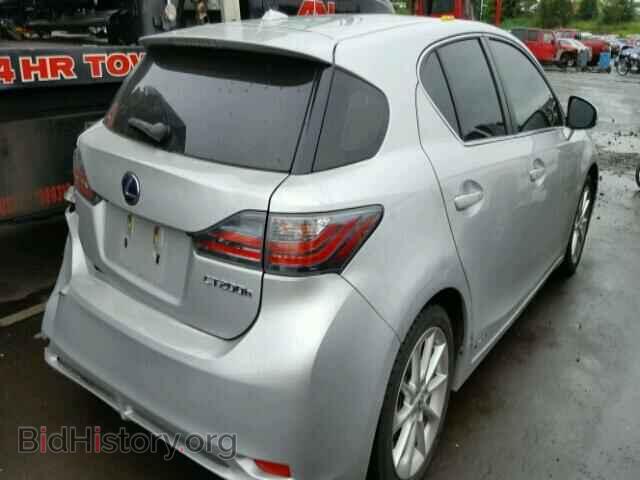 2012 LEXUS CT 200 - VIN: JTHKD5BH0C2106596 - Фото 4