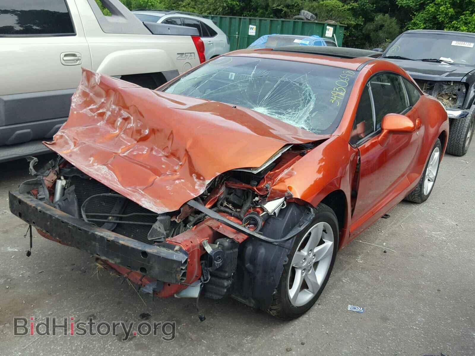 2007 MITSUBISHI ECLIPSE - VIN: 4A3AK24F37E027891 - Фото 2