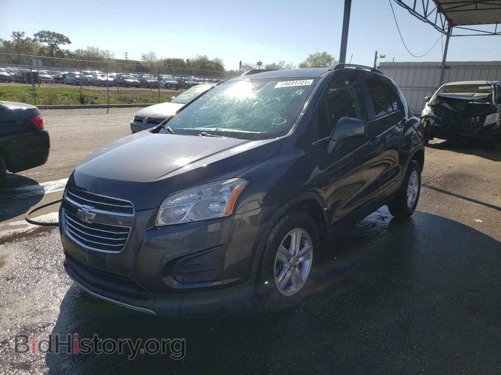 2016 CHEVROLET TRAX - VIN: 3GNCJLSB7GL161167 - Фото 2