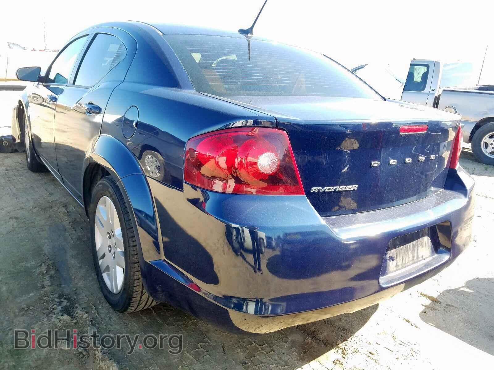 2014 DODGE AVENGER - VIN: 1C3CDZAB4EN202702 - Фото 3