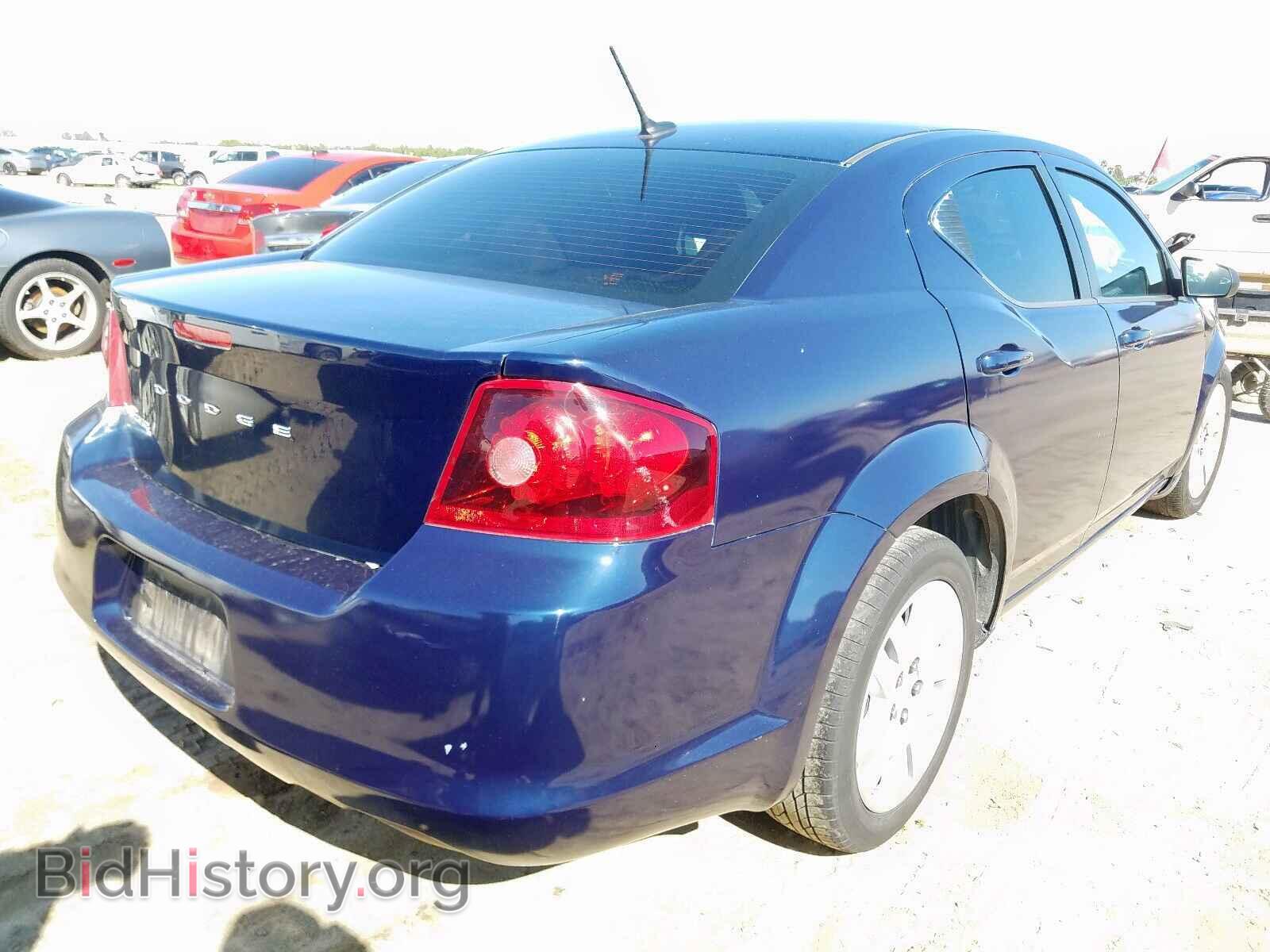 2014 DODGE AVENGER - VIN: 1C3CDZAB4EN202702 - Фото 4