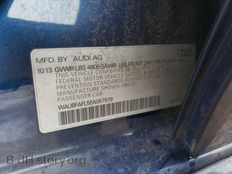 2014 Audi A4 (VIN WAUBFAFL5EA067979) — фото 10 из 10