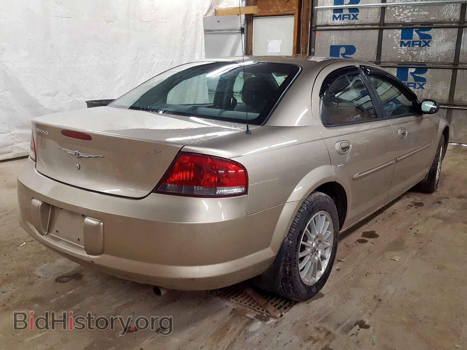 2004 CHRYSLER SEBRING - VIN: 1C3EL56R14N127207 - Фото 4