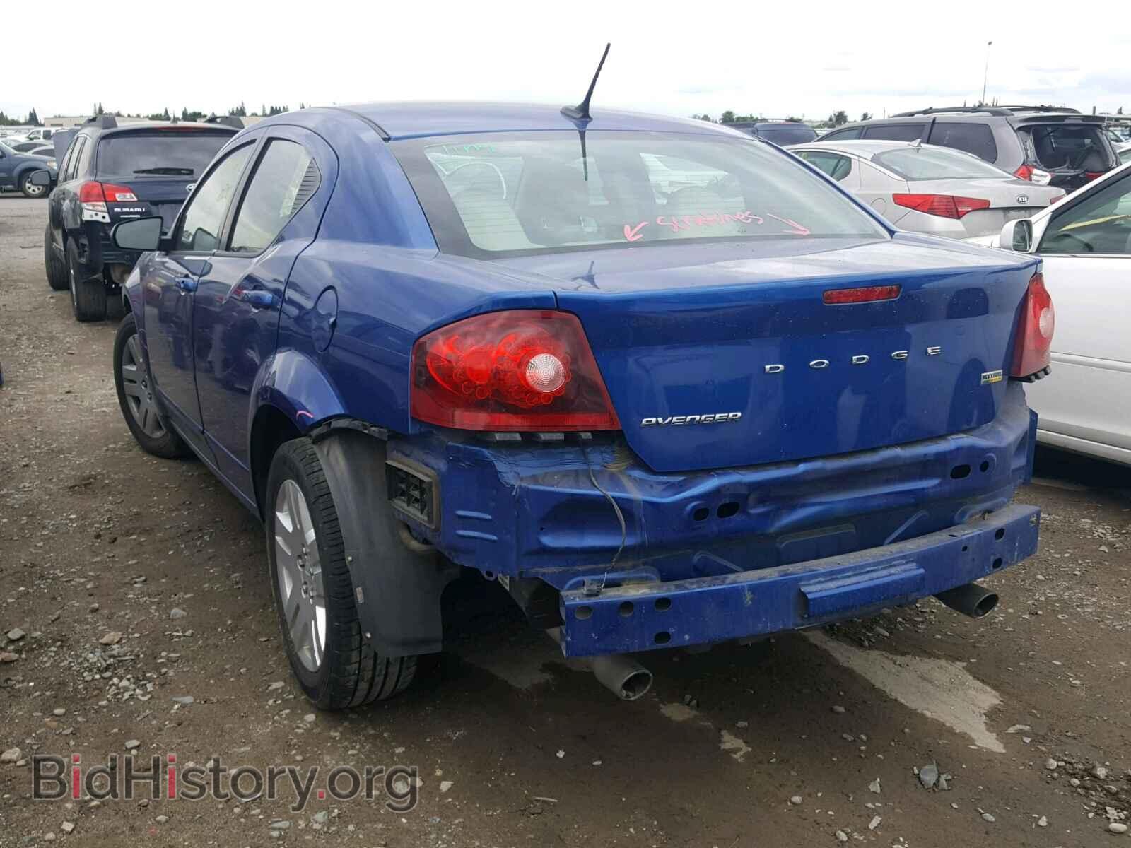 2012 DODGE AVENGER - VIN: 1C3CDZAG1CN276152 - Фото 3