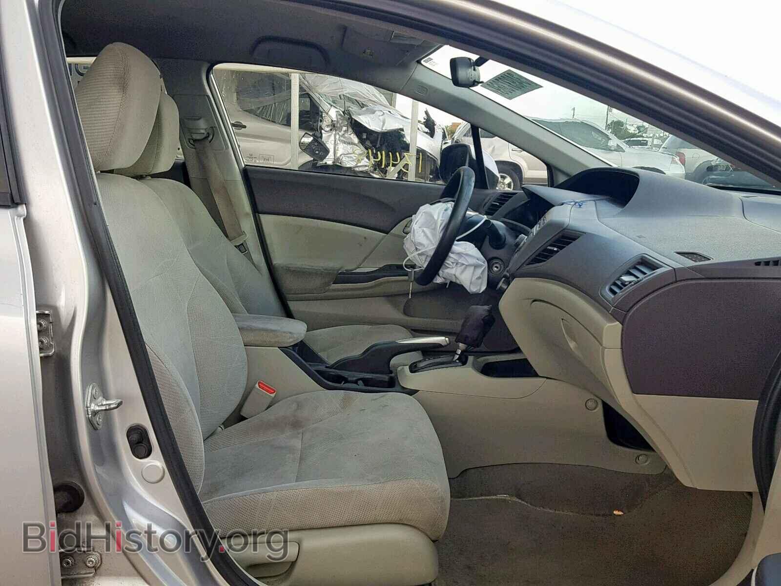 2012 HONDA CIVIC LX - VIN: 2HGFB2F53CH332244 - Фото 5