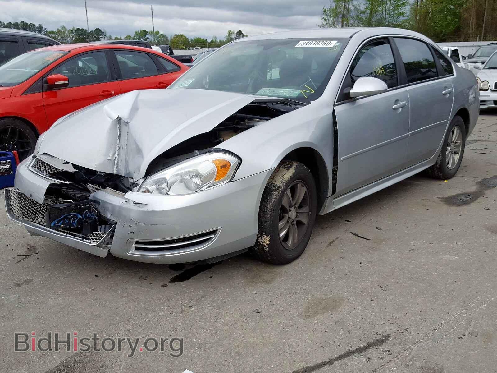 2012 CHEVROLET IMPALA - VIN: 2G1WA5E38C1143268 - Фото 2