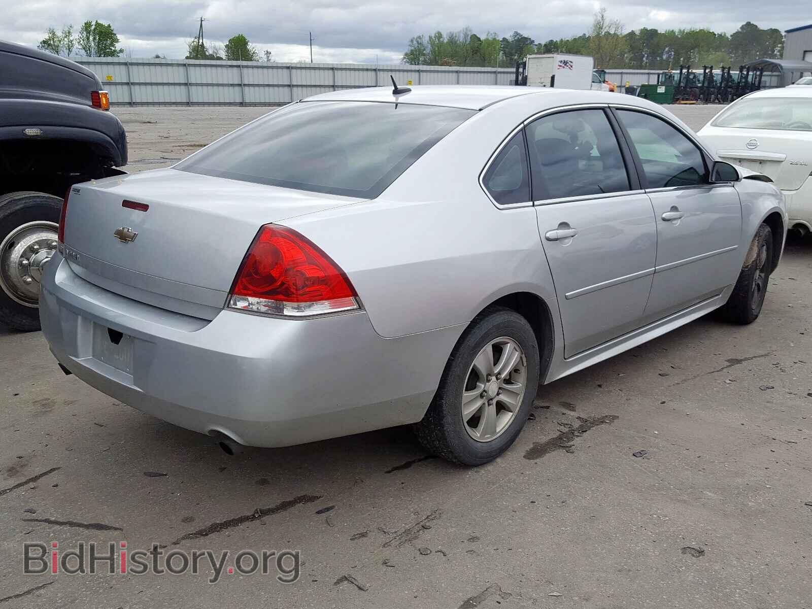 2012 CHEVROLET IMPALA - VIN: 2G1WA5E38C1143268 - Фото 4