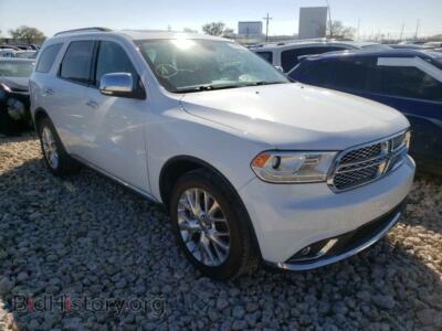 2014 Dodge DURANGO Durango CI, белый — VIN 1C4RDHEG3EC520411, Copart