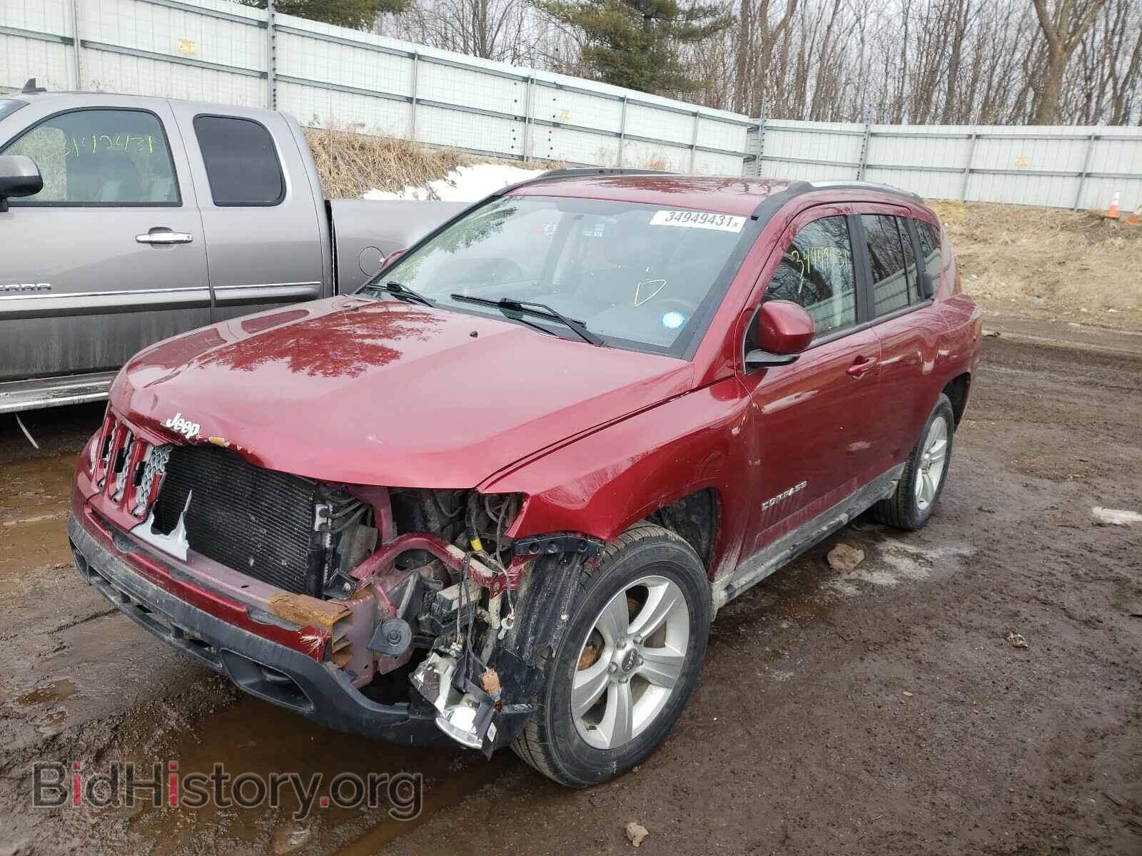 2014 JEEP COMPASS - VIN: 1C4NJDEBXED562010 - Фото 2