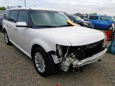 2012 Ford FLEX Flex SEL, белый — VIN 2FMGK5CCXCBD08898, Copart
