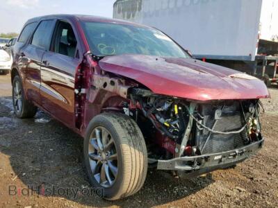 2017 Dodge DURANGO GT, бордовый — VIN 1C4RDJDG9HC870283, Copart