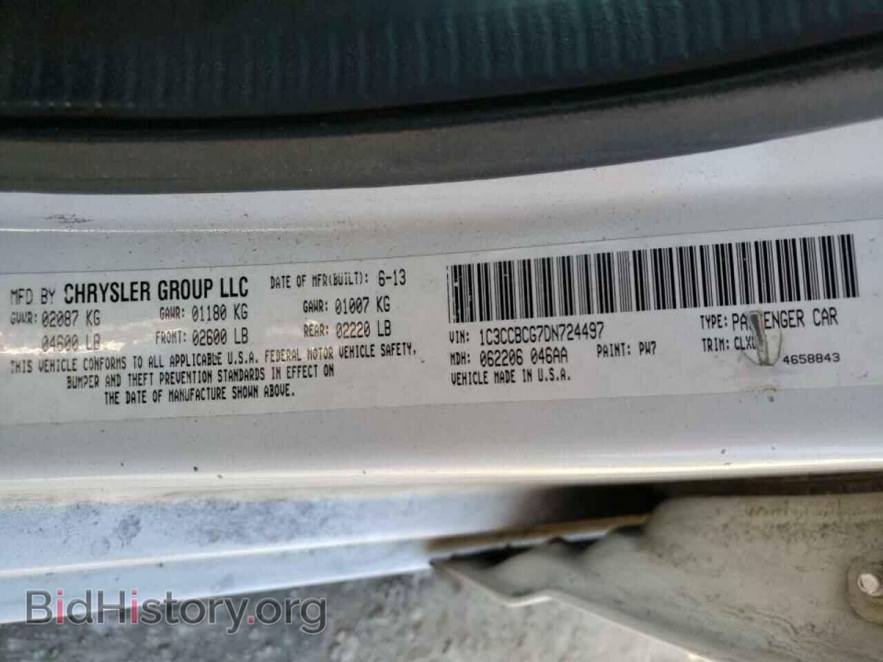 2013 CHRYSLER 200 - VIN: 1C3CCBCG7DN724497 - Photo 10