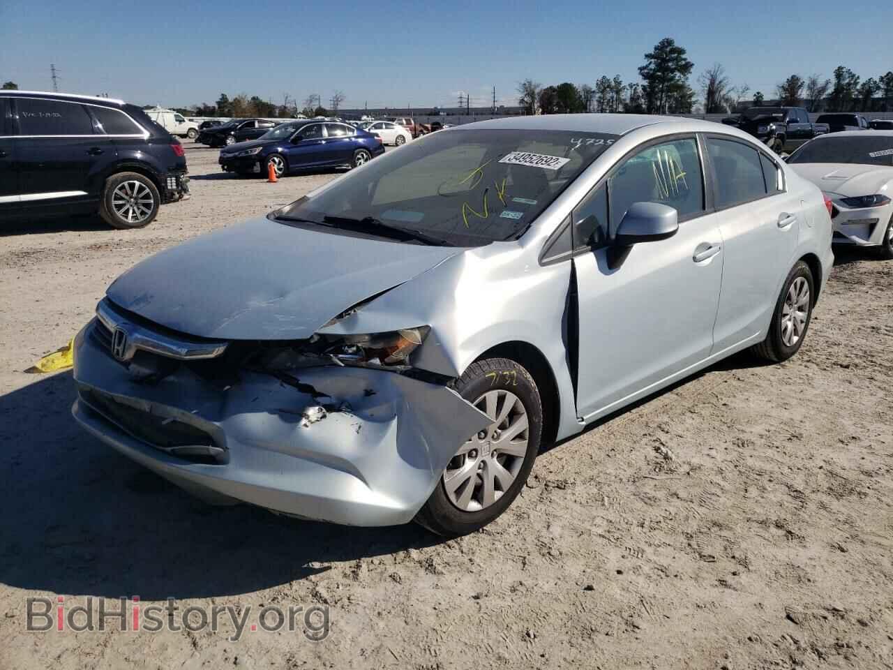 2012 HONDA CIVIC - VIN: 19XFB2F57CE074725 - Фото 2