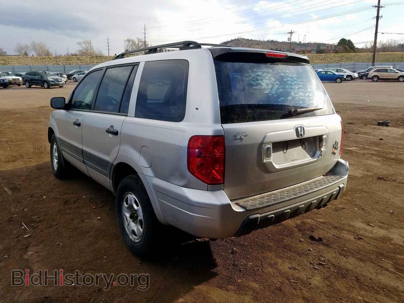 2005 HONDA PILOT - VIN: 2HKYF18175H554733 - Фото 3
