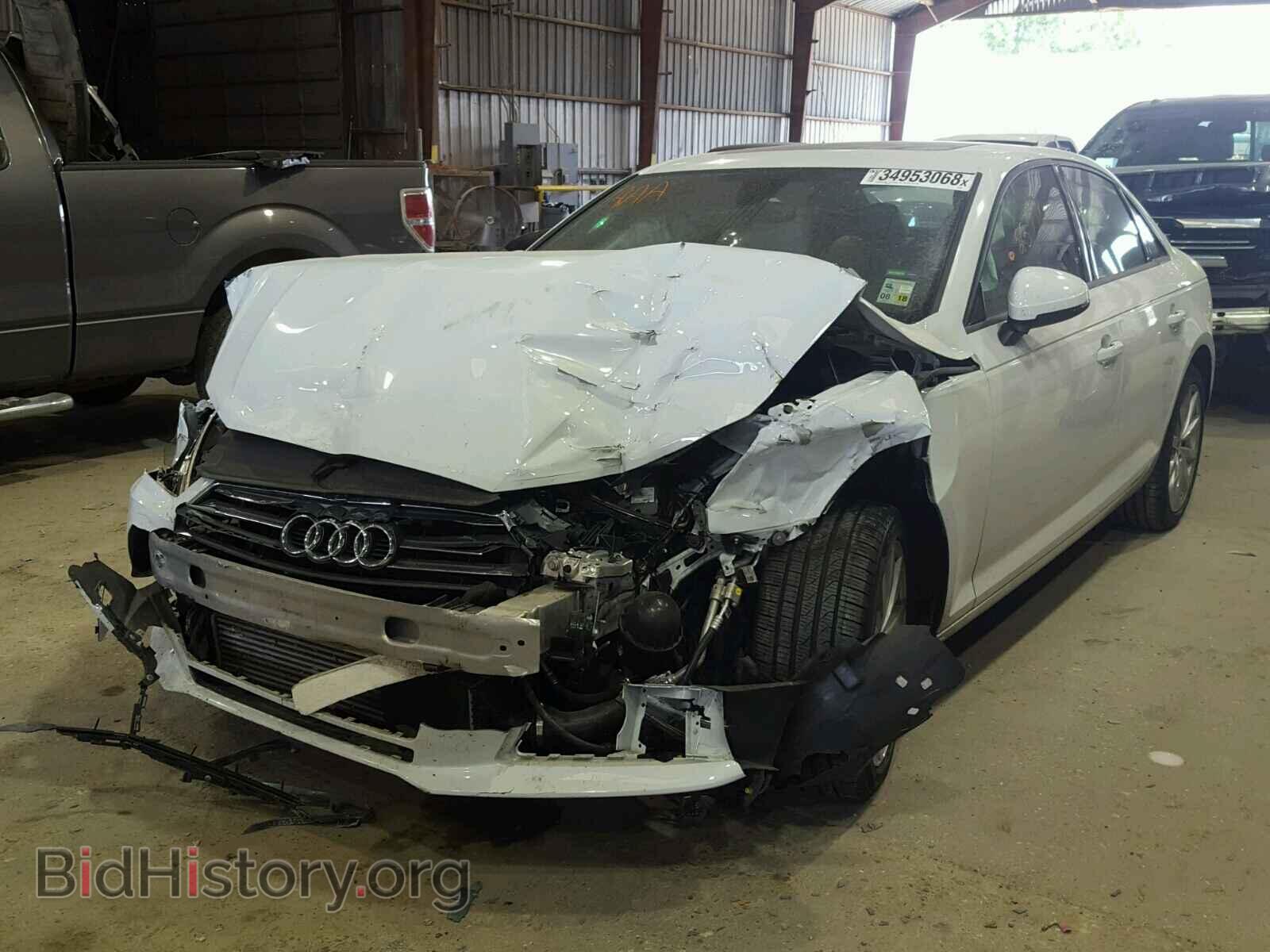 2017 AUDI A4 - VIN: WAUGNAF4XHA044204 - Фото 2
