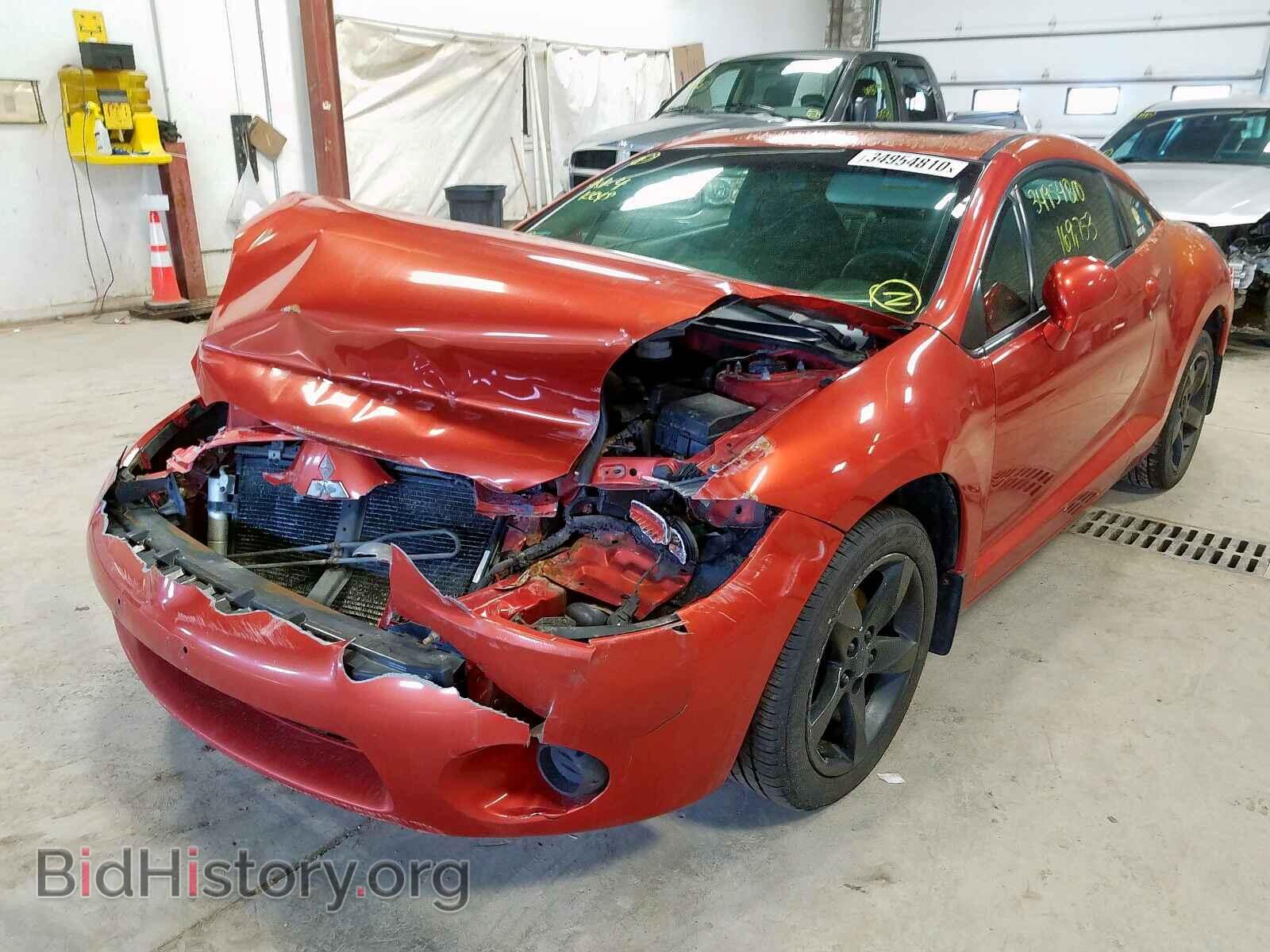 2006 MITSUBISHI ECLIPSE - VIN: 4A3AK24F86E015718 - Фото 2