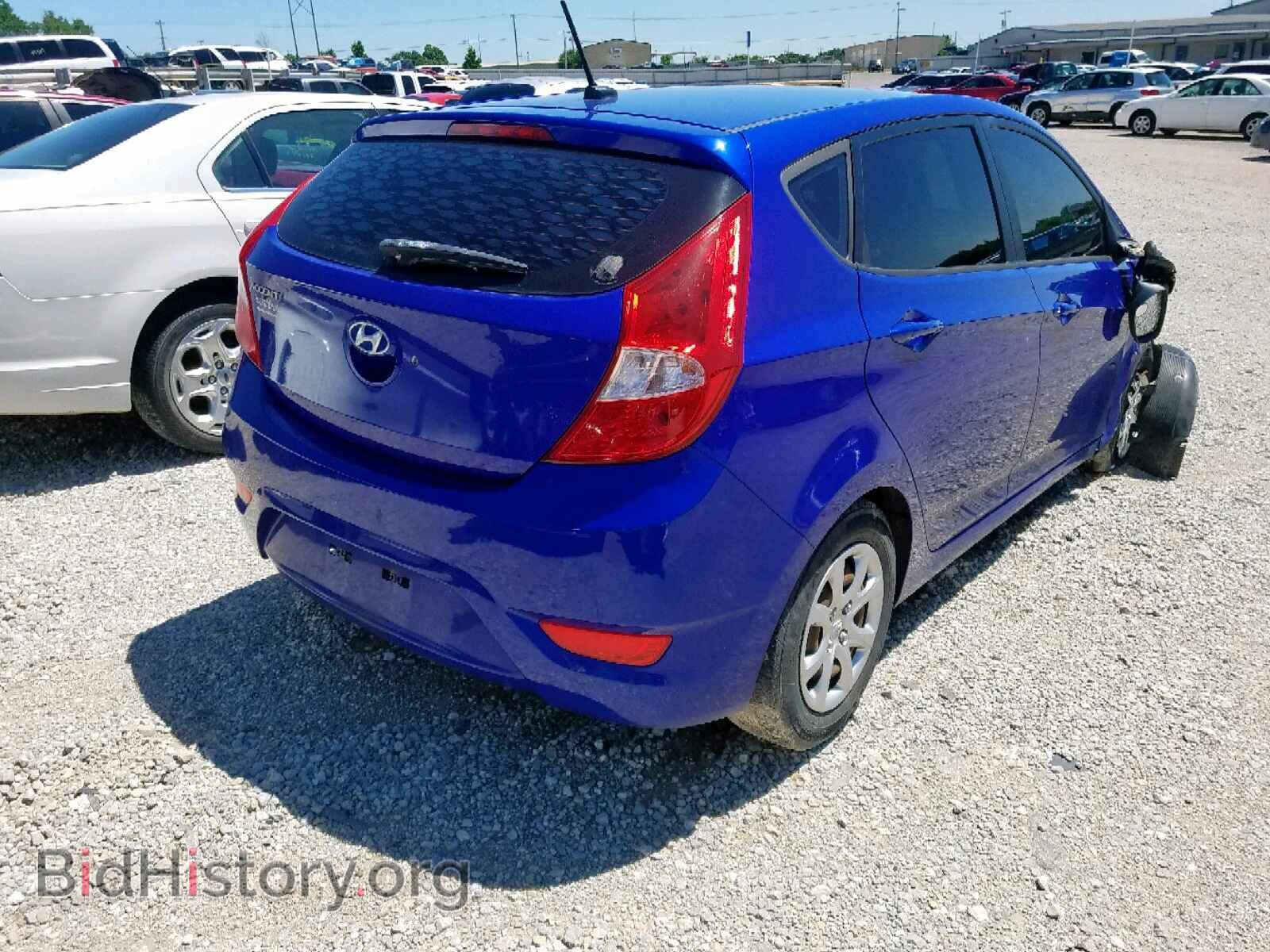 2013 HYUNDAI ACCENT - VIN: KMHCT5AE6DU134114 - Фото 4