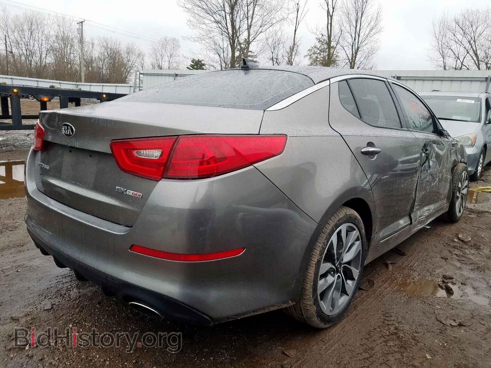 2015 KIA OPTIMA - VIN: 5XXGR4A61FG505163 - Фото 4