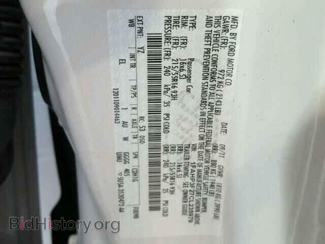 2012 FORD FOCUS - VIN: 1FAHP3F27CL235979 - Фото 10