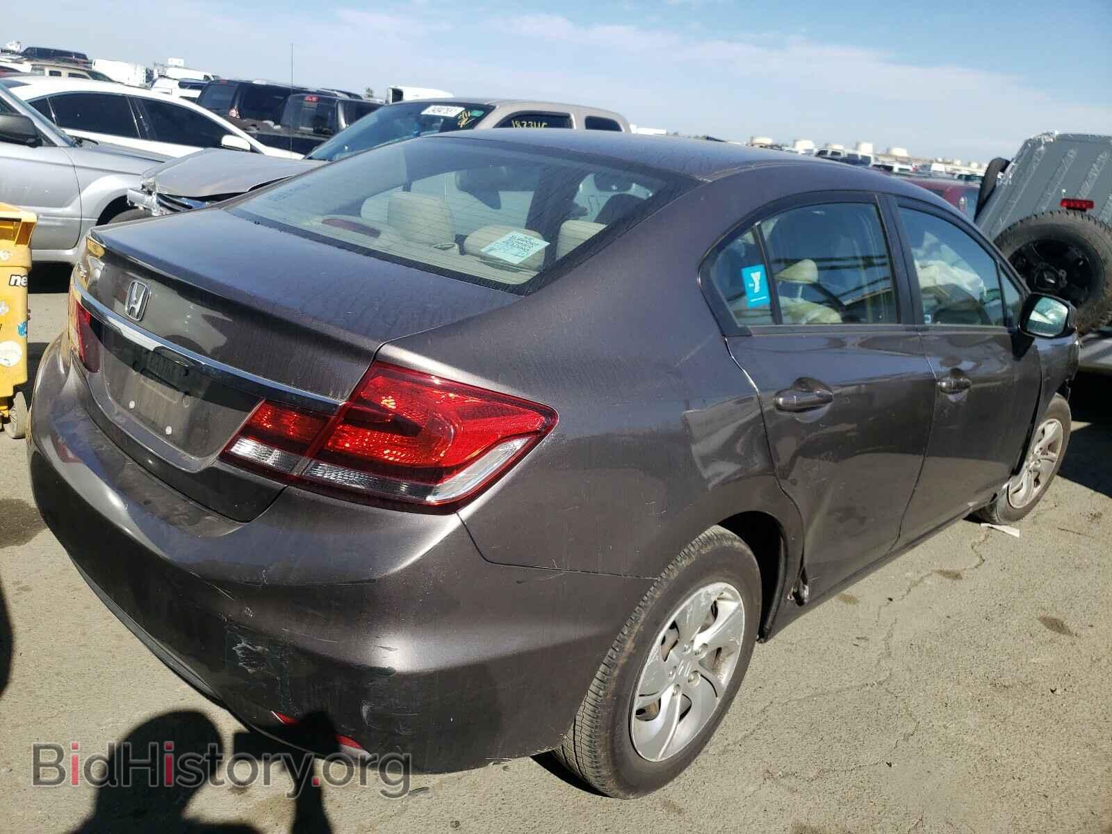 2013 HONDA CIVIC - VIN: 19XFB2F52DE271481 - Фото 4