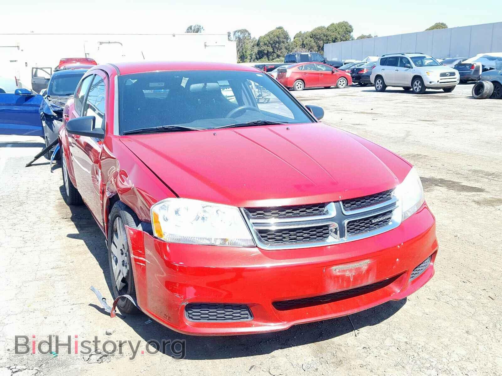 Photo 1C3CDZAB4CN179533 - DODGE AVENGER 2012