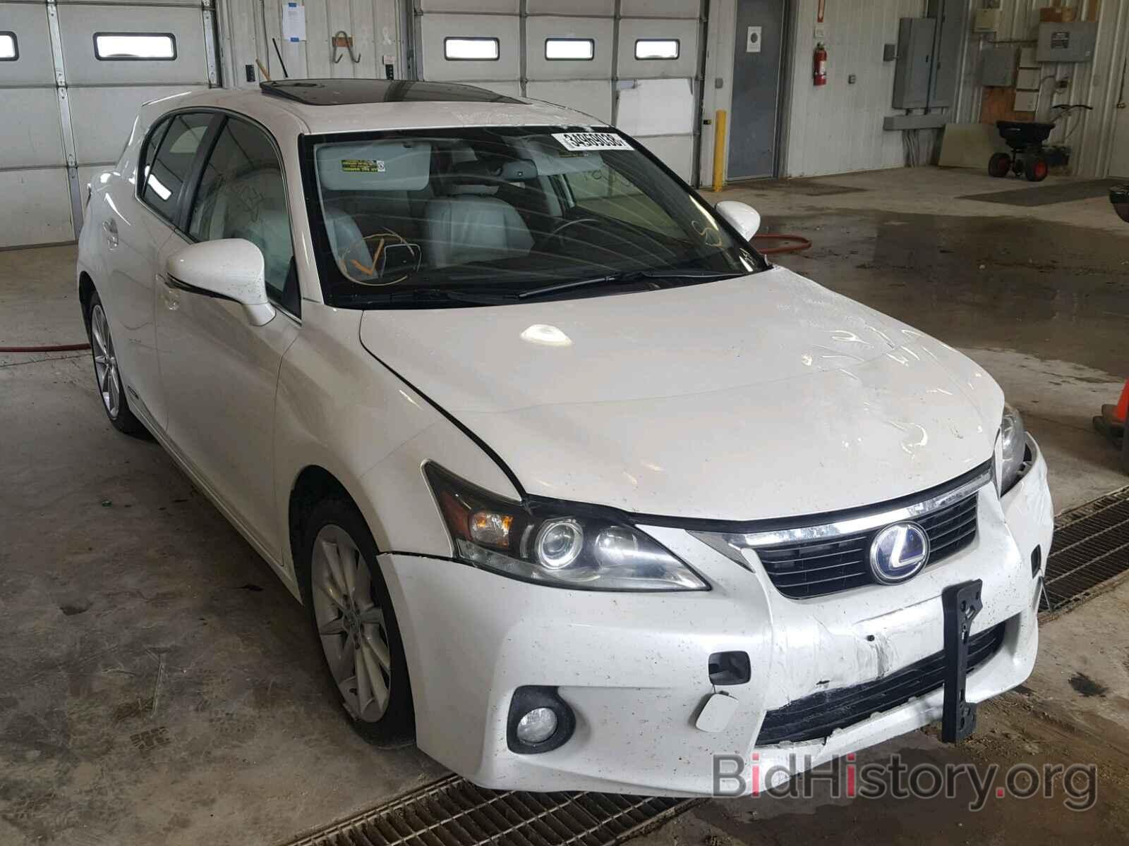 Фотография JTHKD5BH4C2056169 - LEXUS CT 200 2012