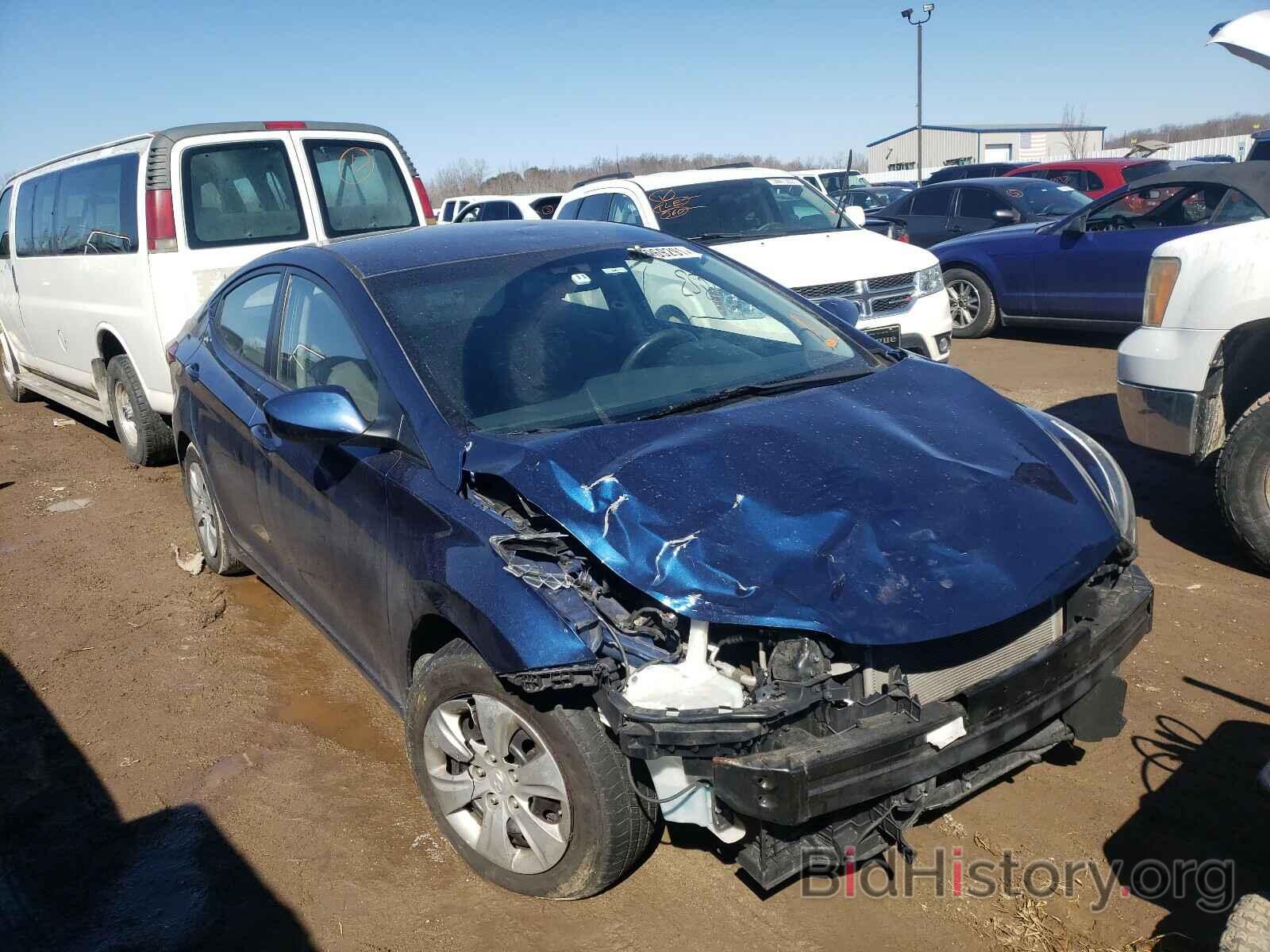 Фотография 5NPDH4AE3GH667816 - HYUNDAI ELANTRA 2016