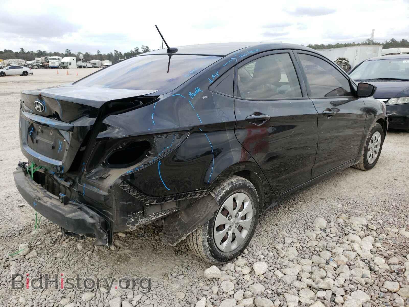 2016 HYUNDAI ACCENT - VIN: KMHCT4AE2GU957461 - Фото 4
