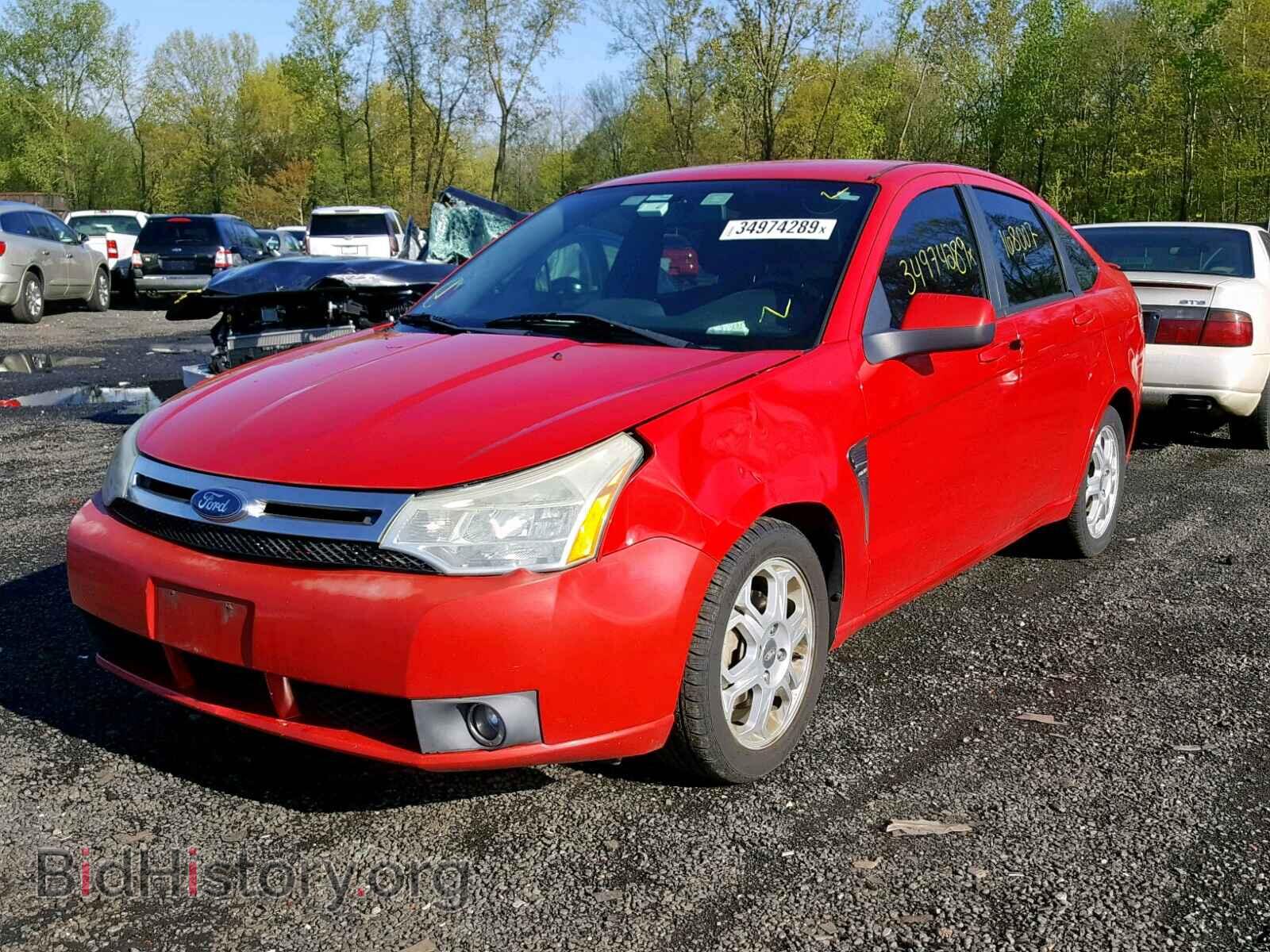 2008 FORD FOCUS SE - VIN: 1FAHP35N68W239460 - Фото 2