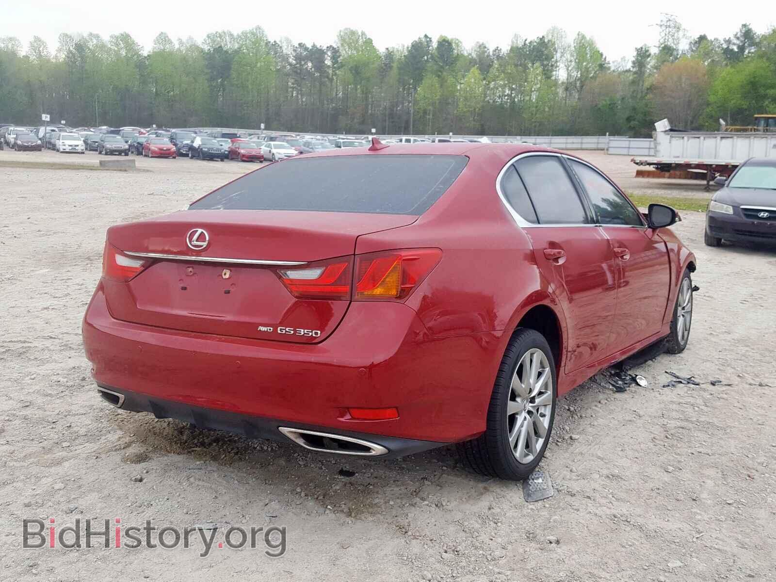 2013 LEXUS GS350 - VIN: JTHCE1BL5D5019419 - Фото 4