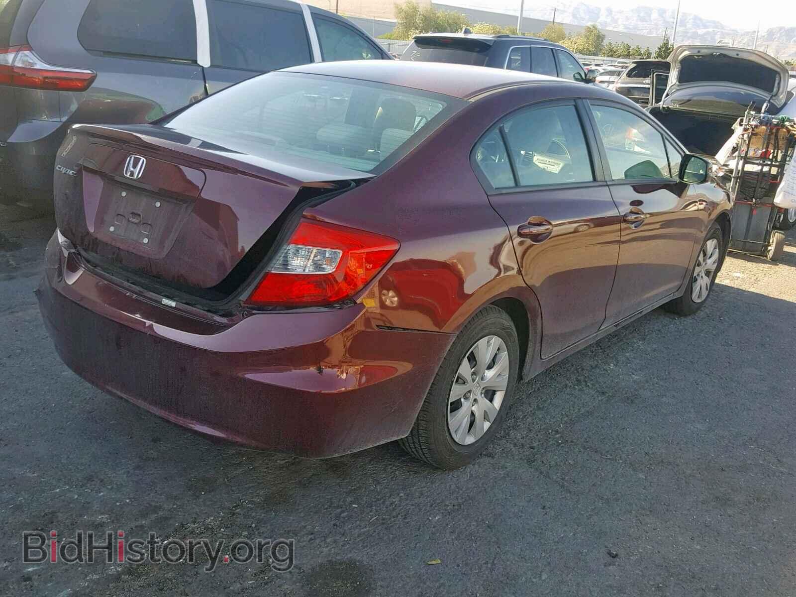 2012 HONDA CIVIC LX - VIN: 19XFB2F52CE366119 - Фото 4