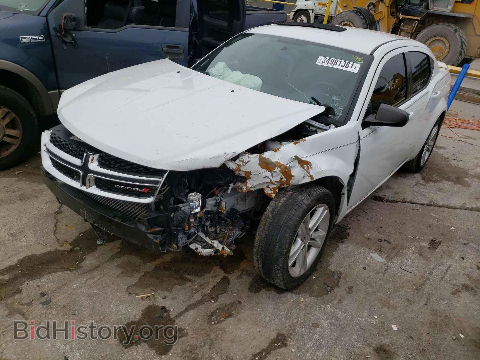 2013 DODGE AVENGER - VIN: 1C3CDZAGXDN652803 - Фото 2