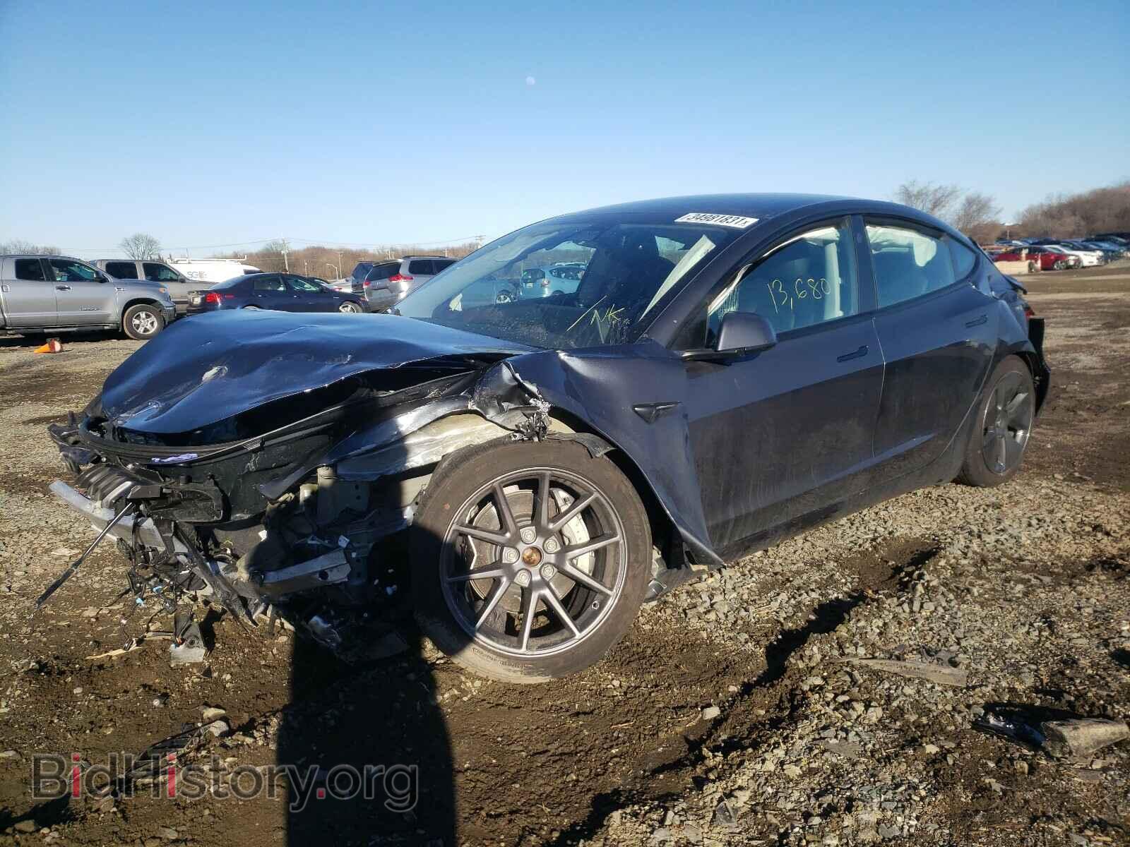 2021 TESLA MODEL 3 - VIN: 5YJ3E1EA7MF850270 - Photo 2