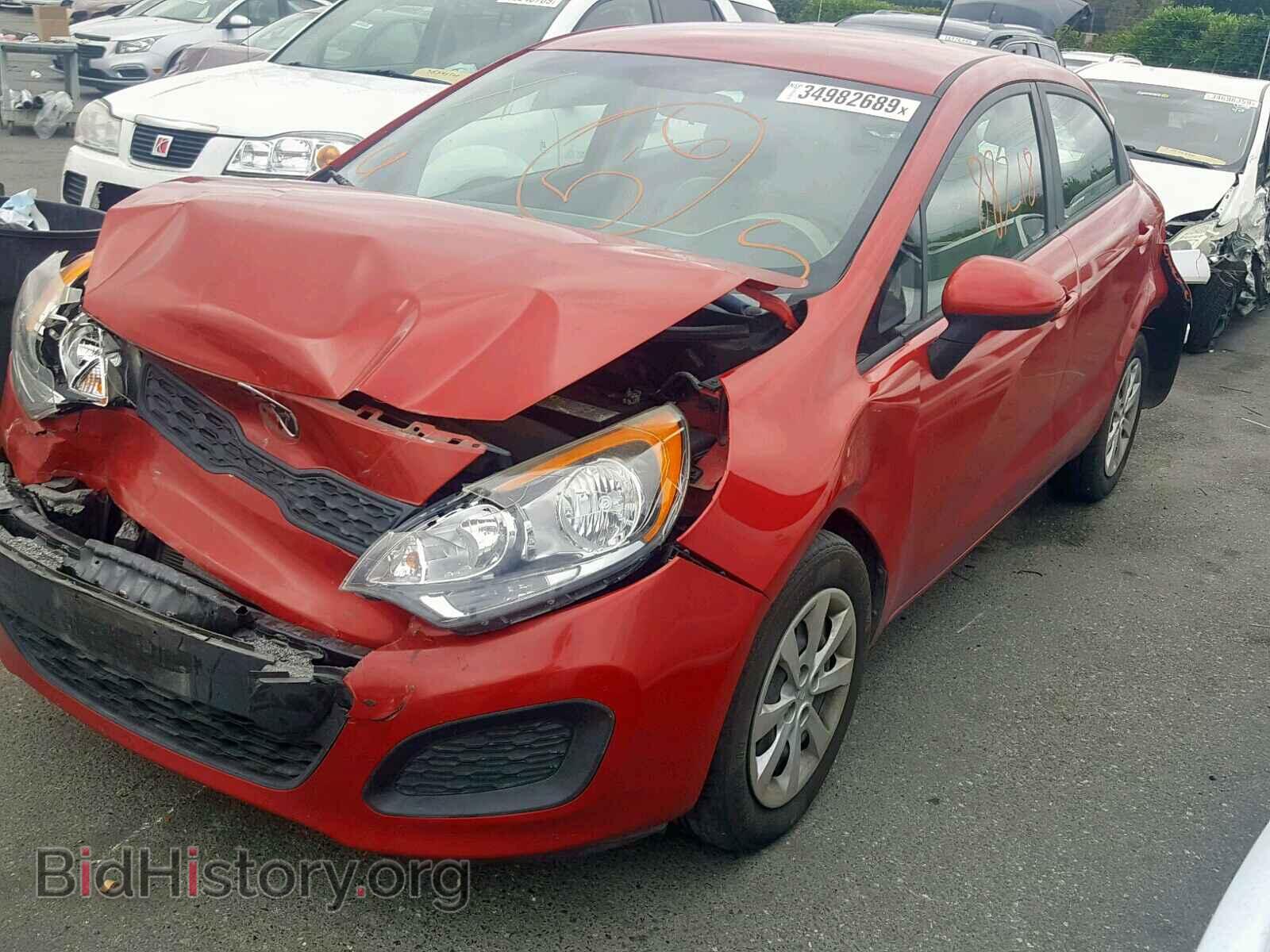 2013 KIA RIO - VIN: KNADM5A36D6109106 - Фото 2
