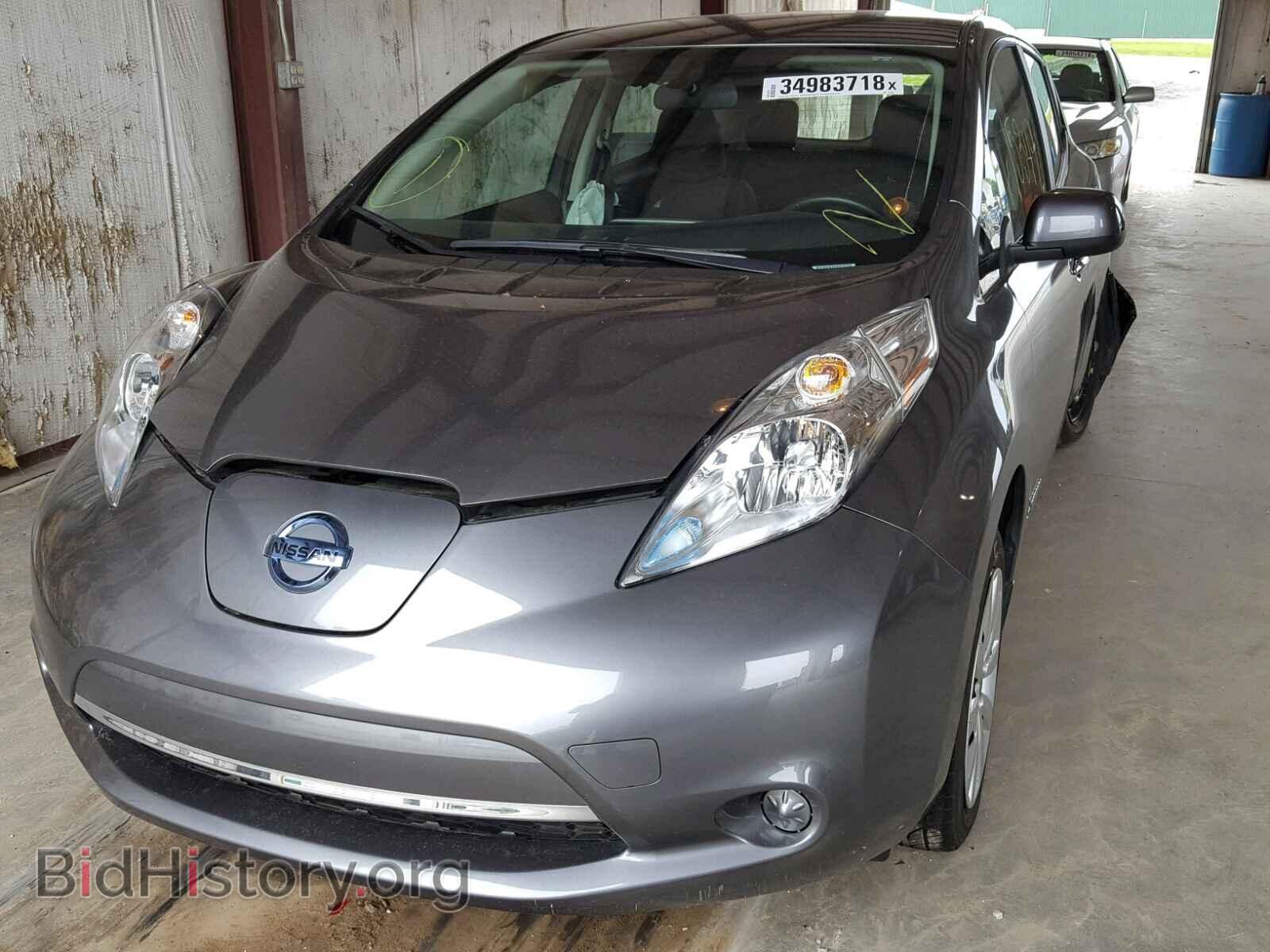 2015 NISSAN LEAF - VIN: 1N4AZ0CP2FC331856 - Фото 2