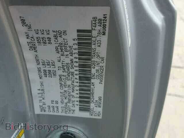 2008 MITSUBISHI ECLIPSE - VIN: 4A3AK24F68E003635 - Photo 10