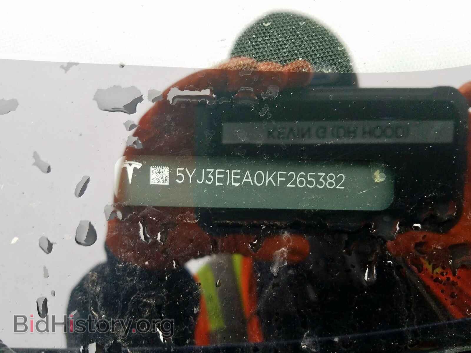 2019 TESLA MODEL 3 - VIN: 5YJ3E1EA0KF265382 - Фото 10