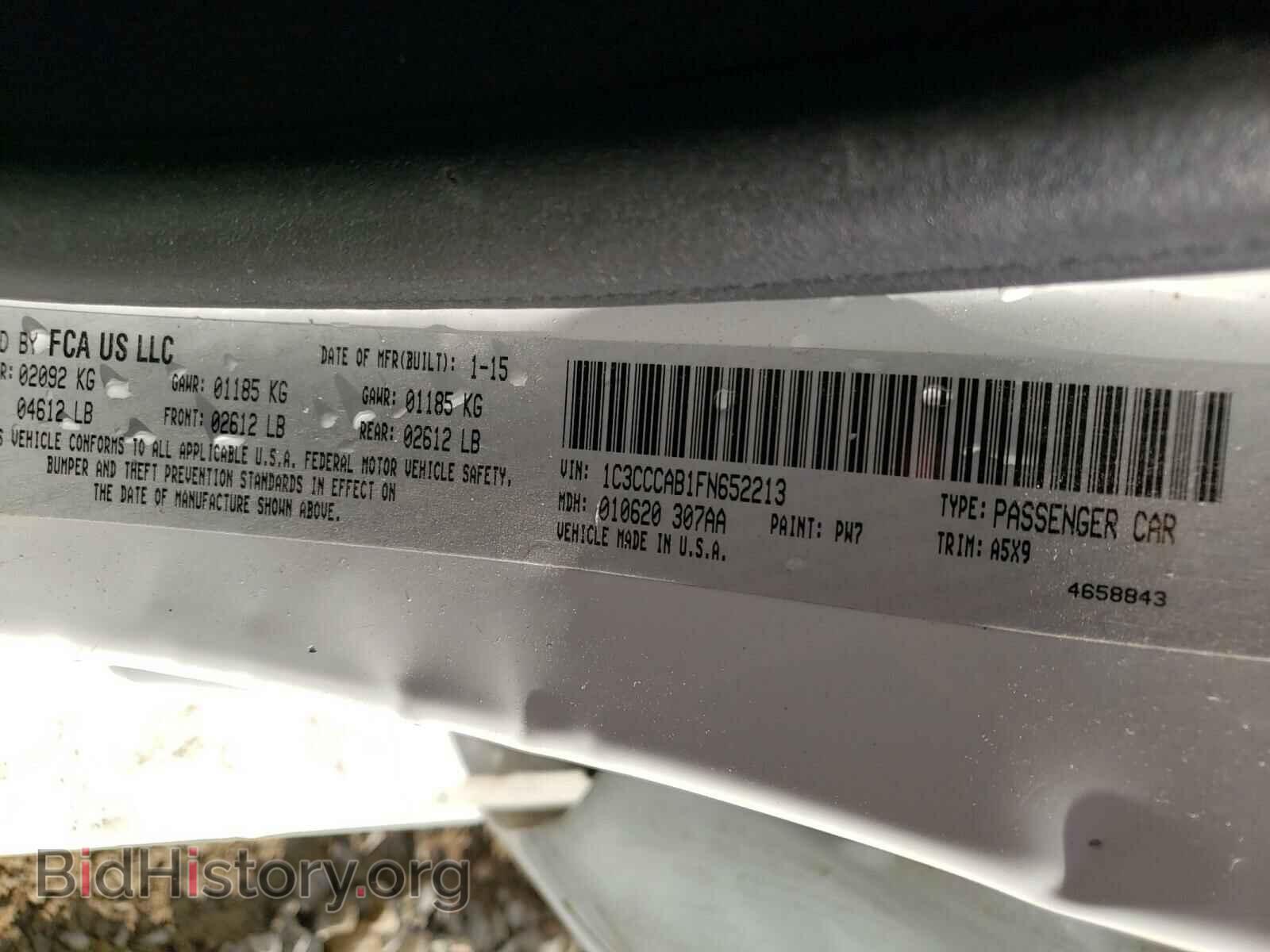 2015 CHRYSLER 200 - VIN: 1C3CCCAB1FN652213 - Photo 10