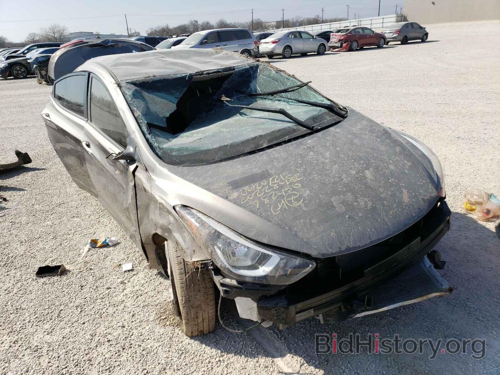 Photo 5NPDH4AE8GH782430 - HYUNDAI ELANTRA 2016