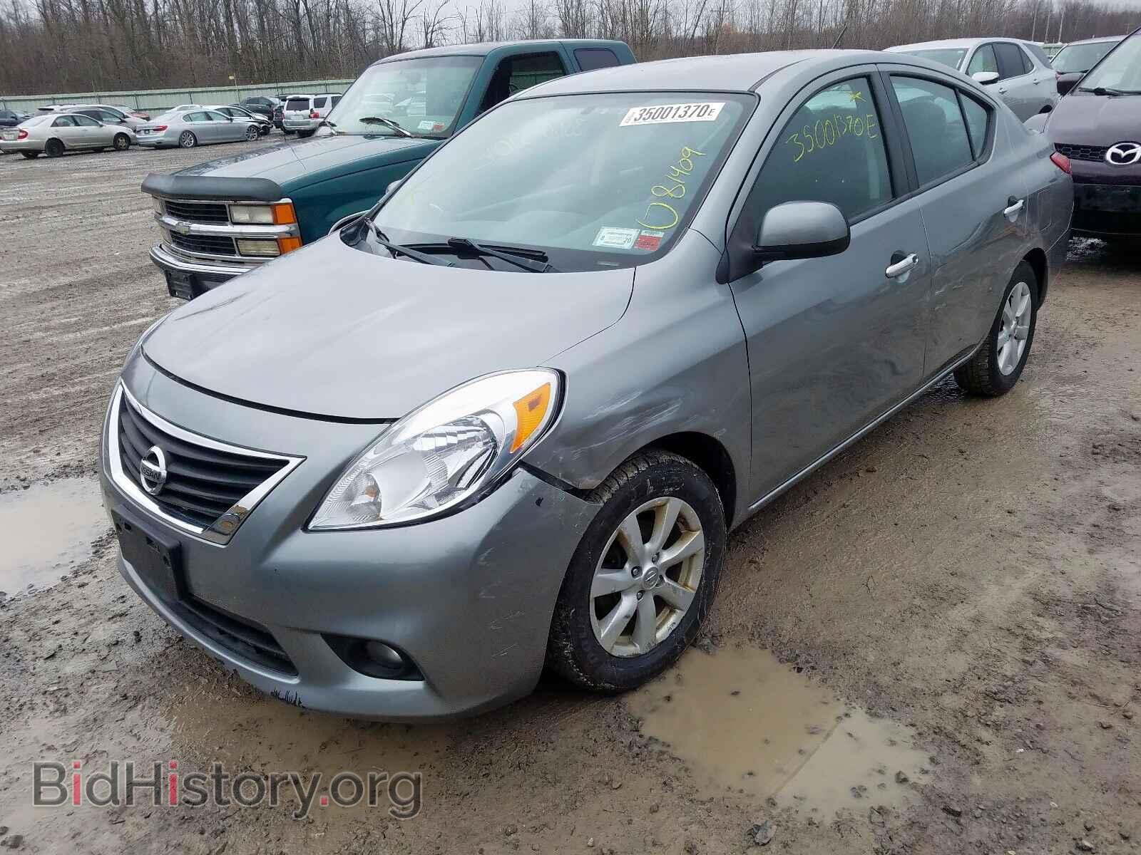 2012 NISSAN VERSA - VIN: 3N1CN7AP1CL813814 - Фото 2