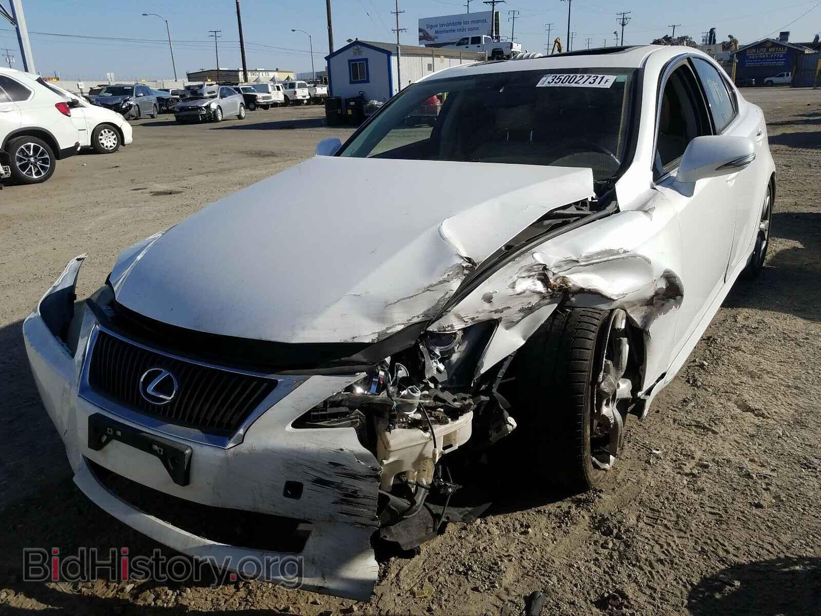 2009 LEXUS IS - VIN: JTHBK262595090137 - Фото 2
