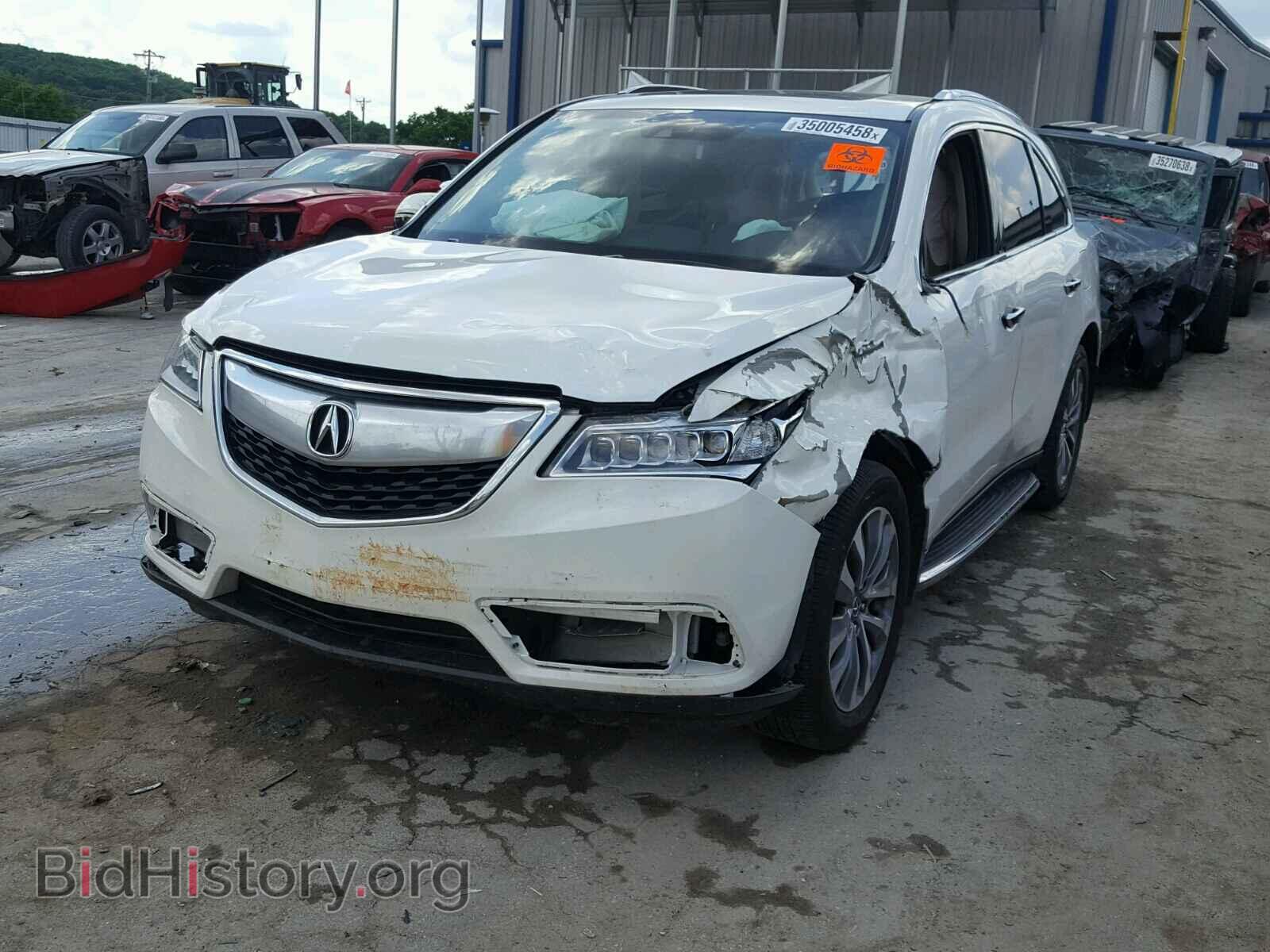 2014 ACURA MDX - VIN: 5FRYD3H44EB009744 - Фото 2
