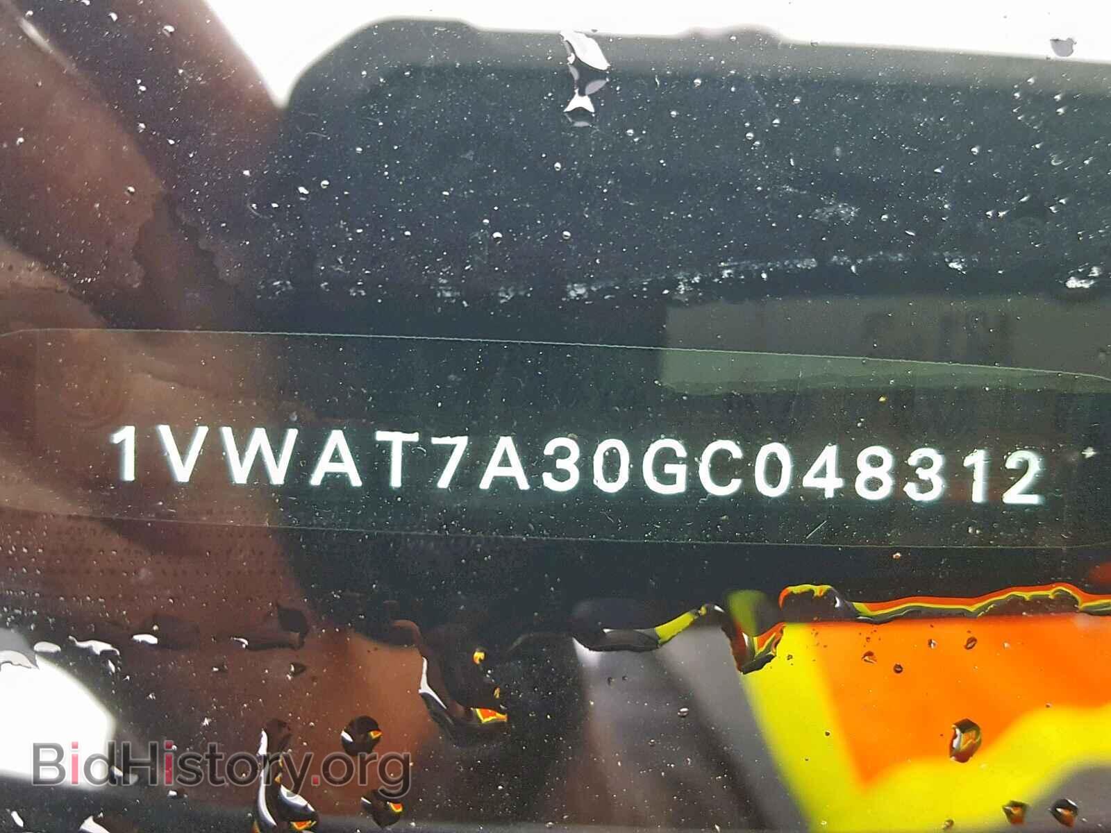 2016 VOLKSWAGEN PASSAT - VIN: 1VWAT7A30GC048312 - Фото 10